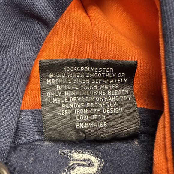 Colosseum Auburn Tigers Men’s Hoodie Sweatshirt Sz M Navy/Orange - Picture 5 of 9